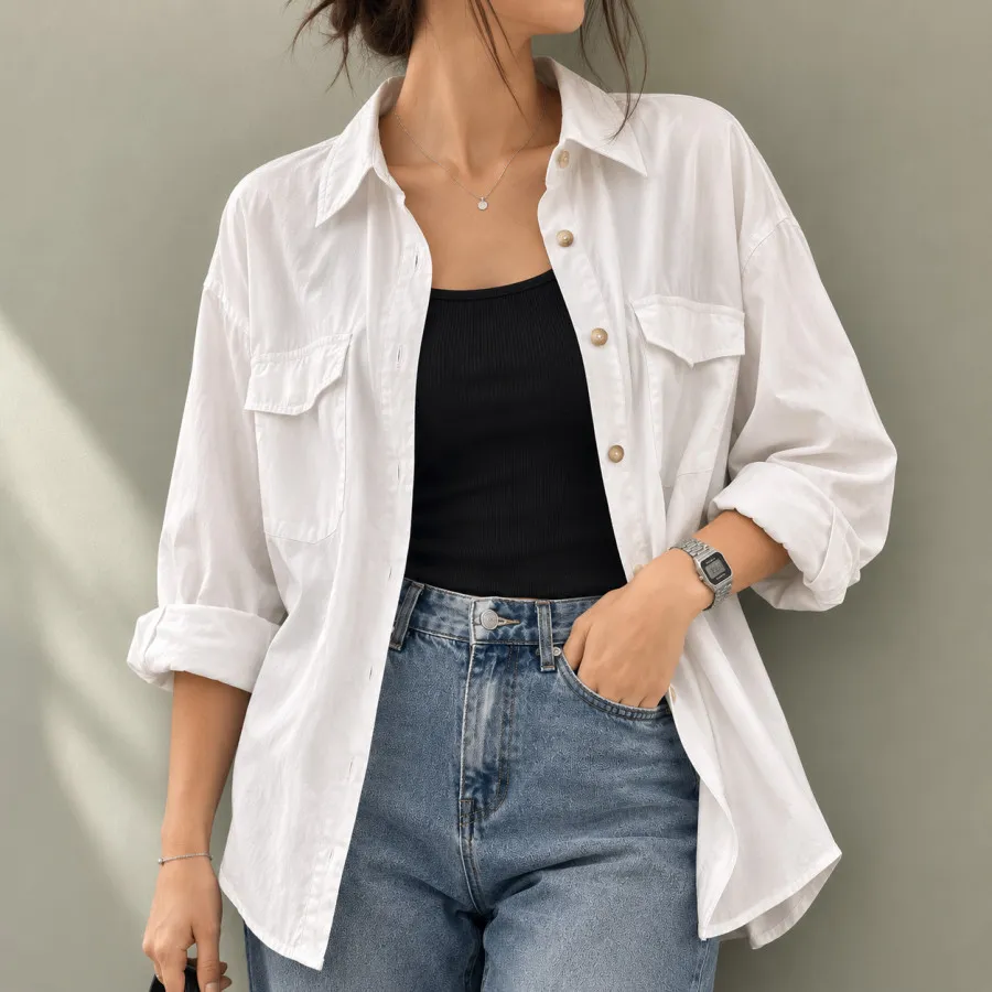 شومیز سفید Collection L