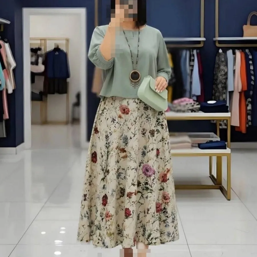 شومیز دامن گلدار