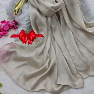 شال شیری رنگ شاین دار
