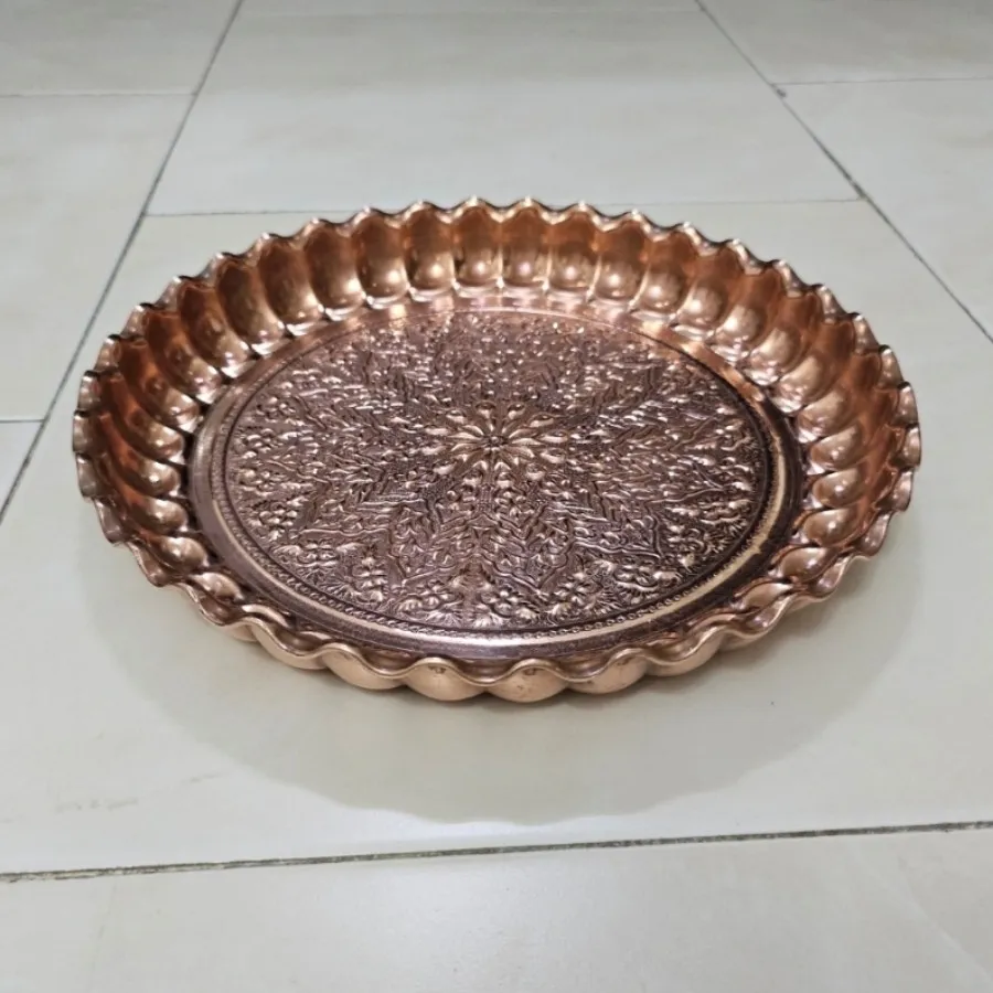 سینی مسی قلم کاری