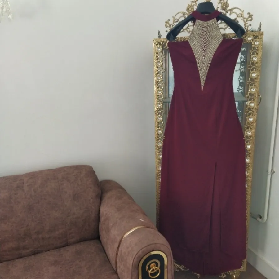 پیراهن ماکسی بلند مجلسی