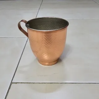 لیوان مسی دسته دار