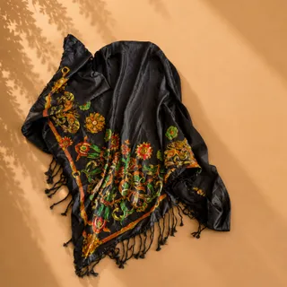 روسری سیلک سه گوش