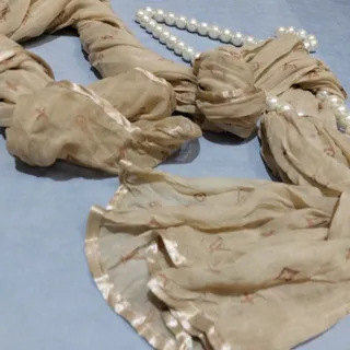 شال  مخمل کوب  حریر خارجی