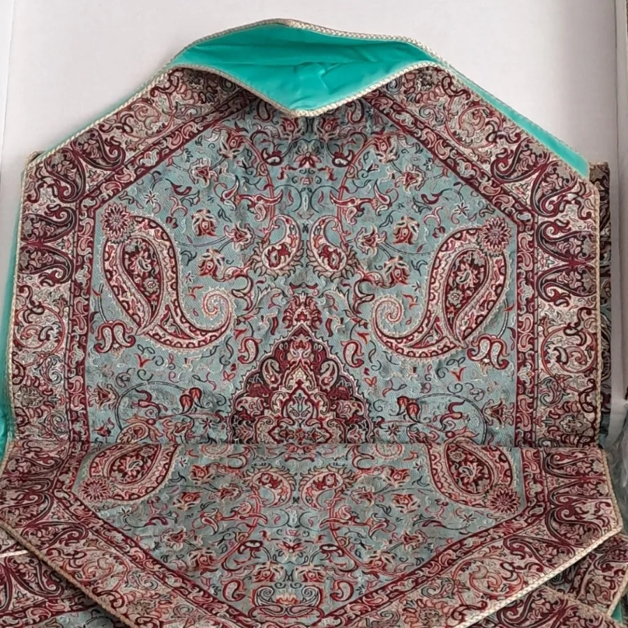 رومیزی رانر ترمه فیروزه