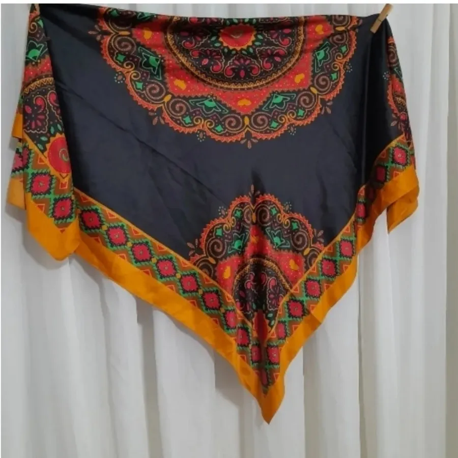 روسری ساتن ابریشم وارداتی