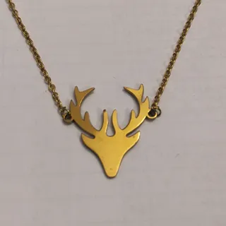 گردنبند استیل شاخ گوزن