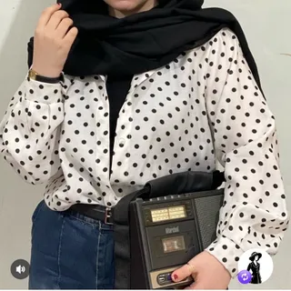 شومیز خالدار