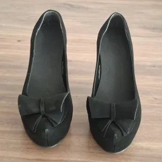کفش پاشنه بلند جیر مشکی
