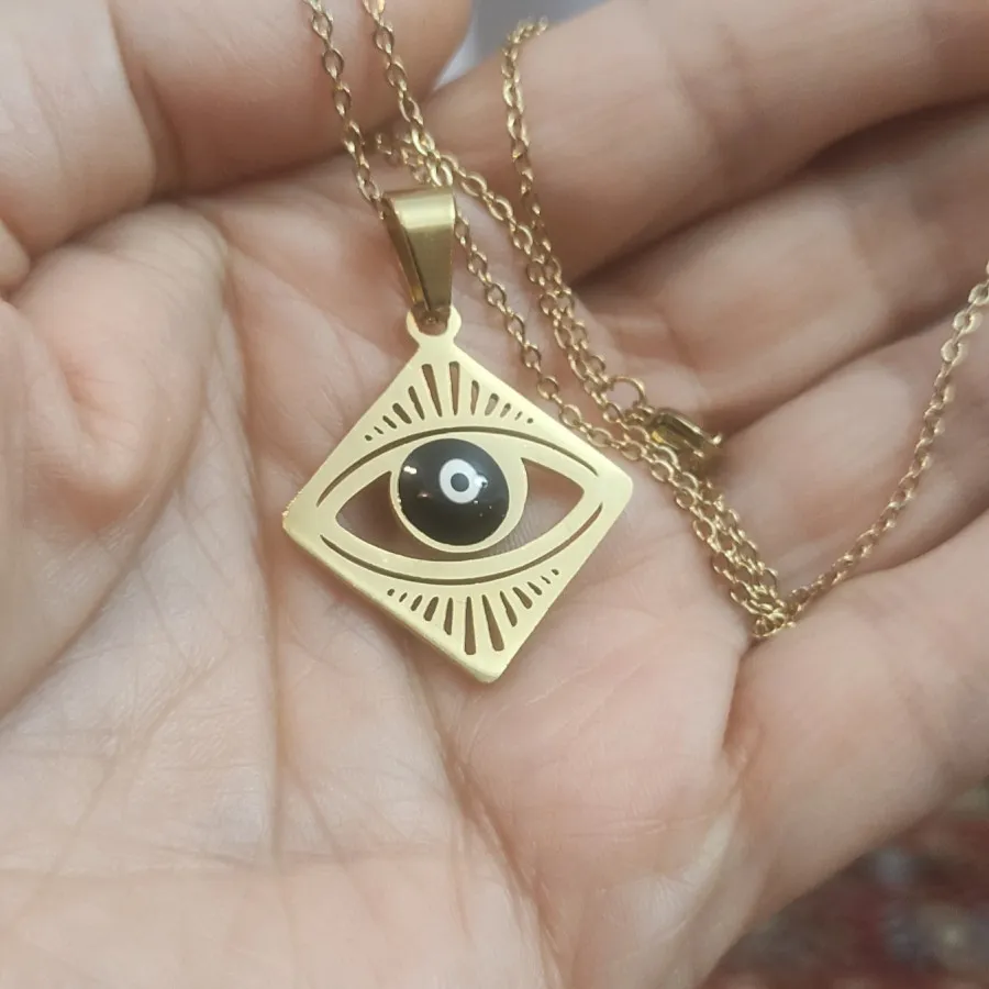 گردنبند چشم ونظر استیل