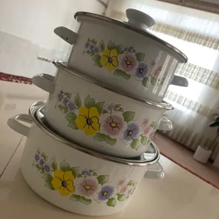 ست قابلمه لعابی