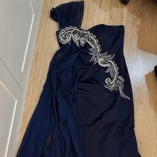 لباس شب سورمه ای ترک