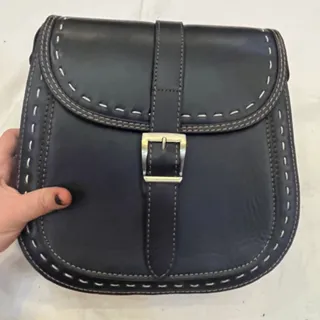 کیف مشکی چرم مشهد