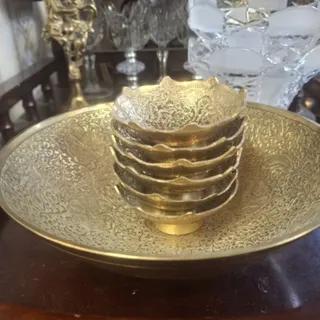 آجیل خوری 7 پارچه برنز