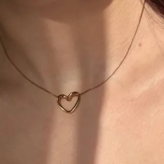 گردنبند قلب دفرمه