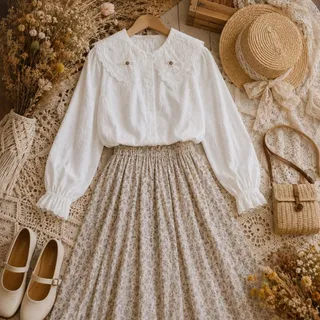 شومیز یقه گلدوزی