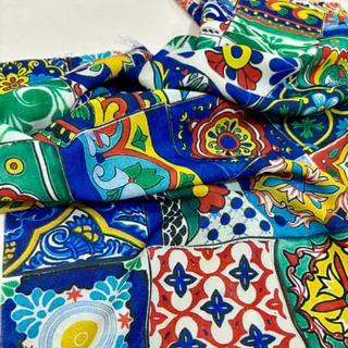 دو عدد پارچه طرحدار