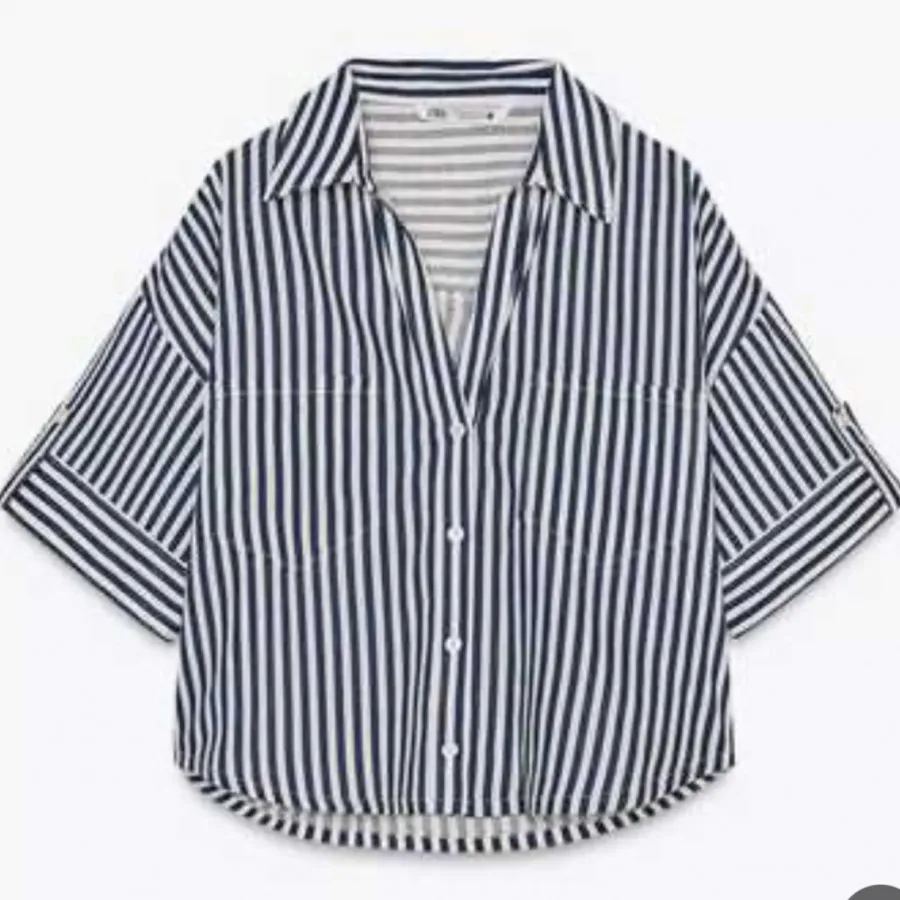 کراپ شومیز zara