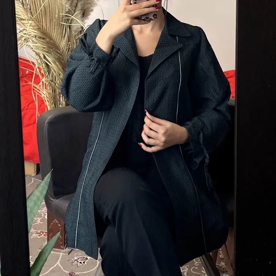 مانتو مزونی مغذی دوزی شده