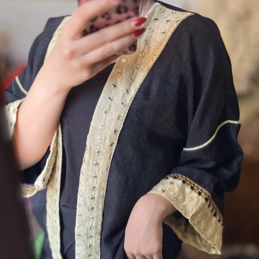 کت مزون دوز نوار طلایی