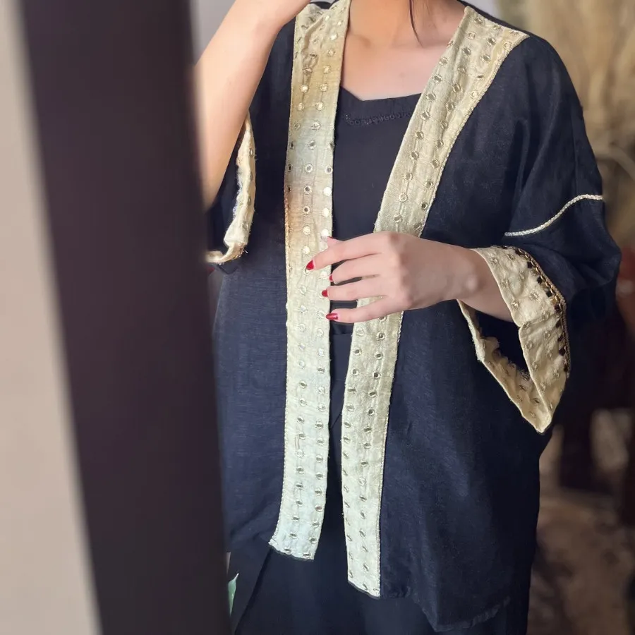 کت مزون دوز نوار طلایی