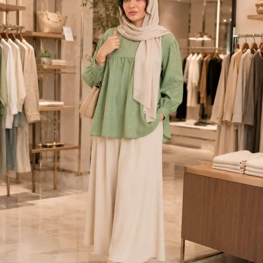 شومیز و شلوار دامنی