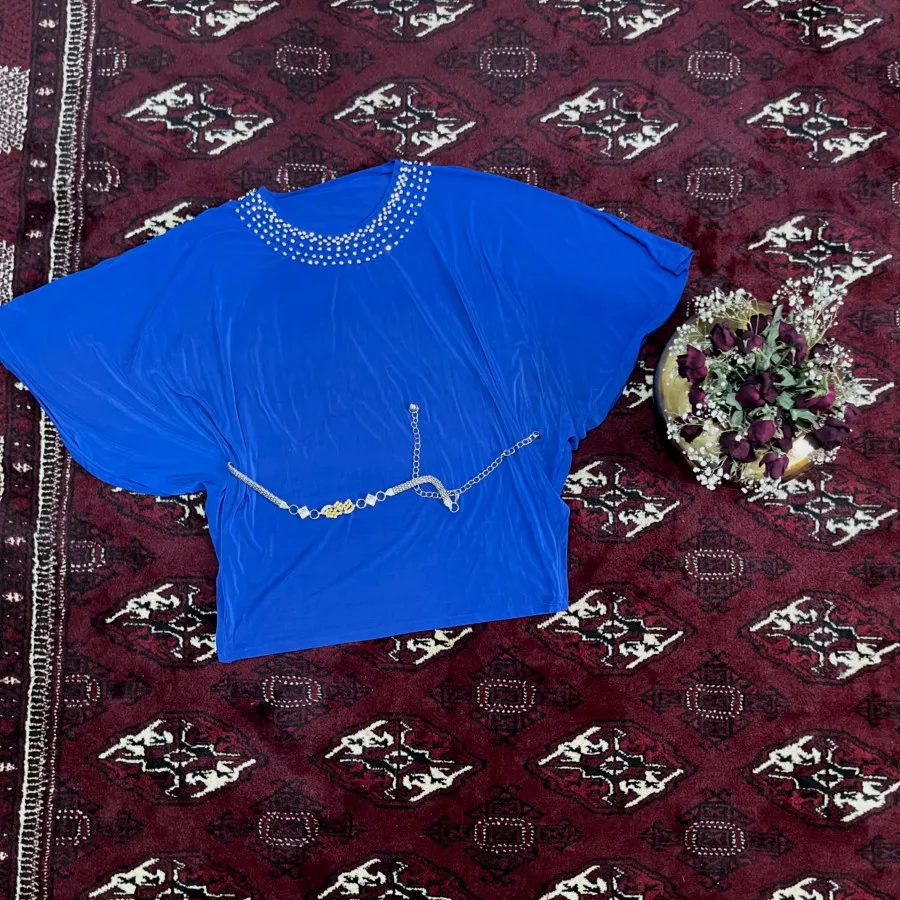 بلوز ریون پانچویی
