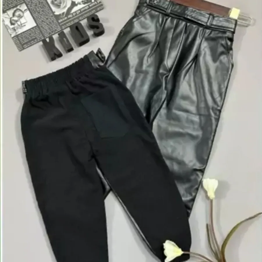 شلوار چرم بچه گانه اسپرت