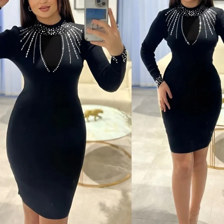 پیراهن مجلسی نگینی