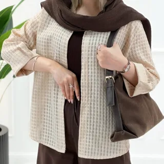شومیز‌مانتویی حصیری