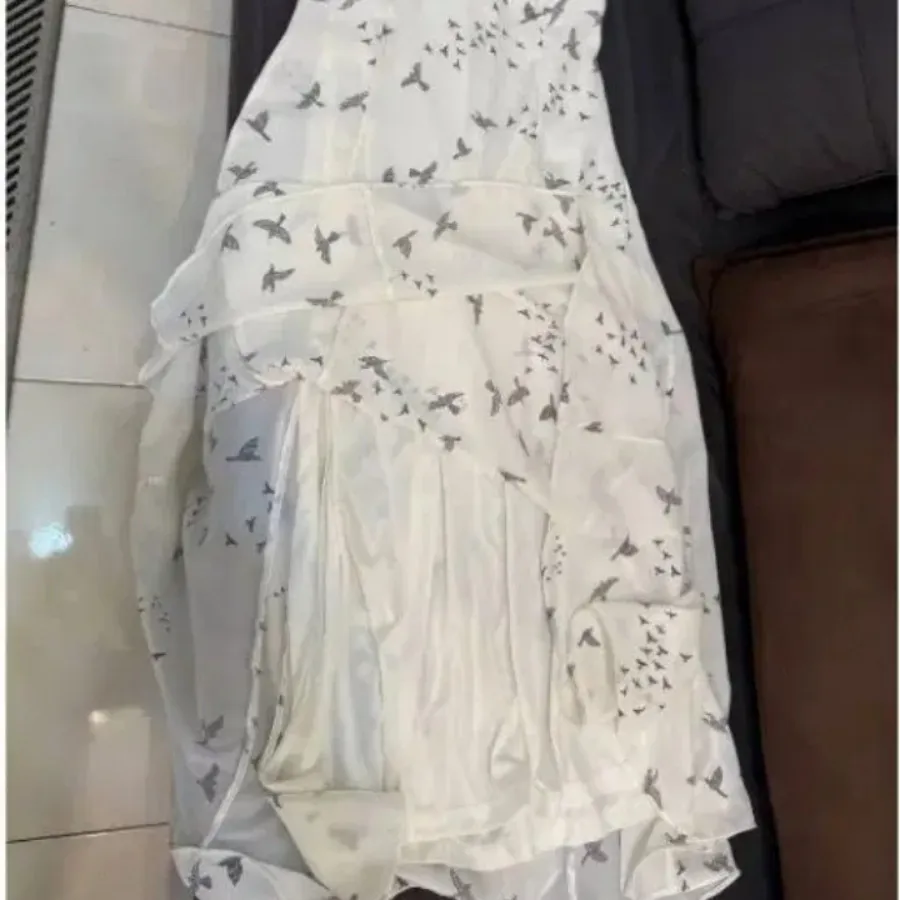 پیراهن بلندمجلسی سفیدH&M