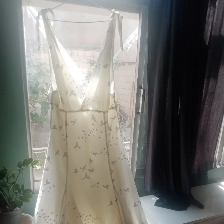 پیراهن بلندمجلسی سفیدH&M