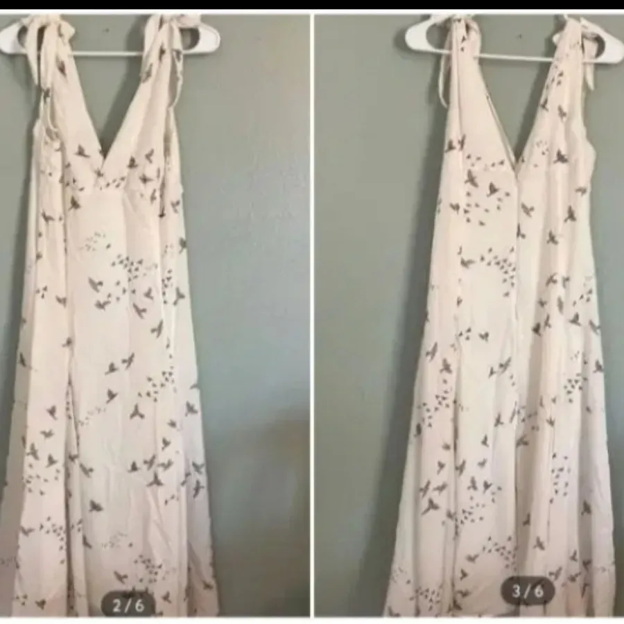پیراهن بلندمجلسی سفیدH&M