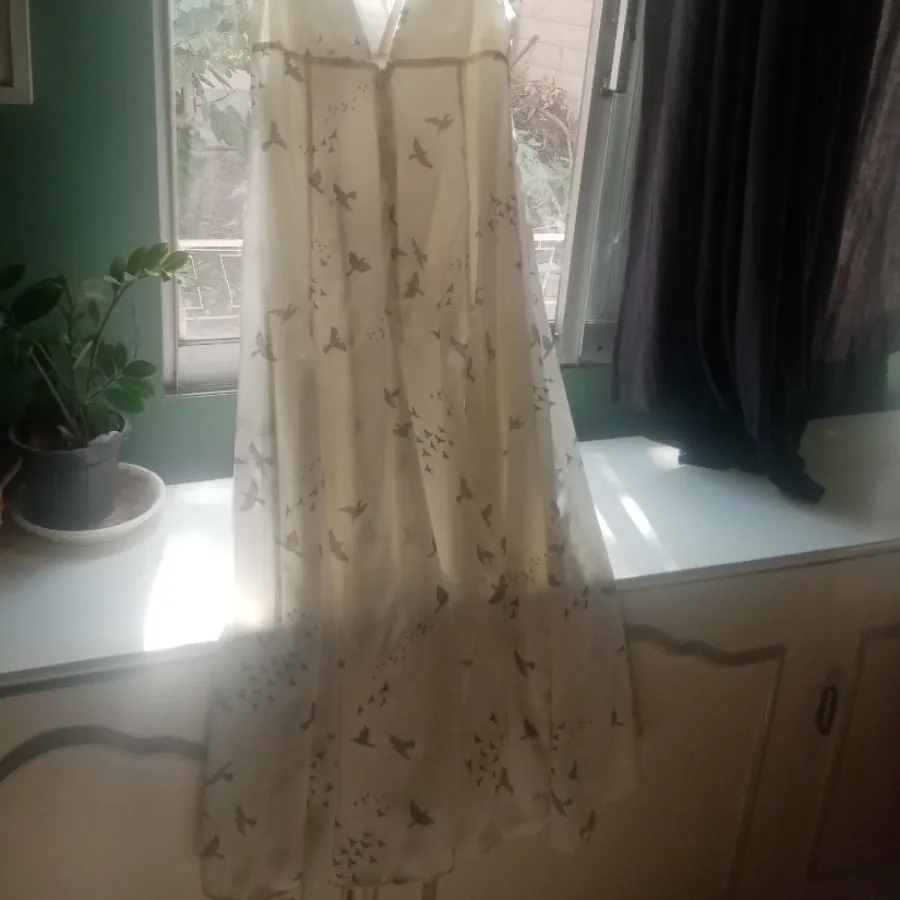 پیراهن بلندمجلسی سفیدH&M