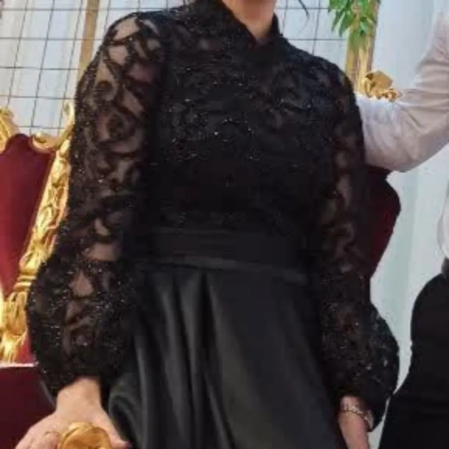 لباس مجلسی دانتل و ساتن