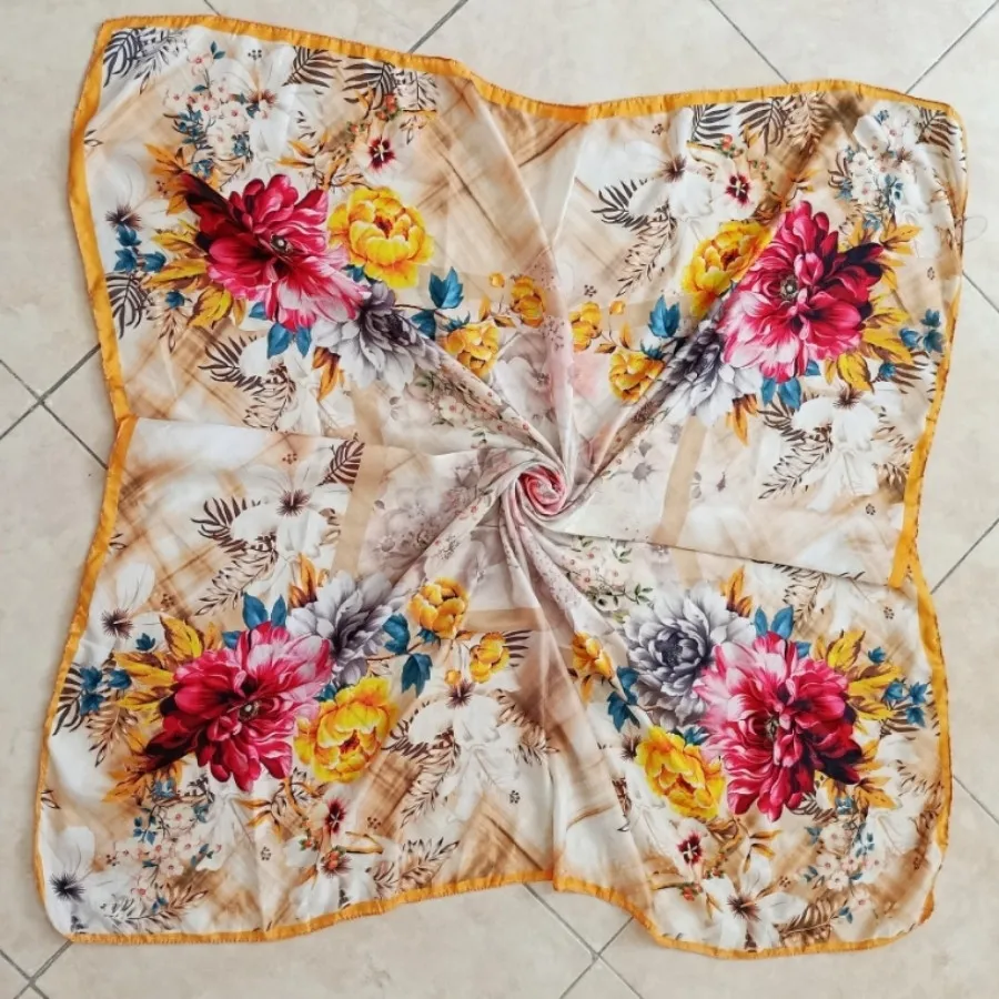 روسری حریر ساتن
