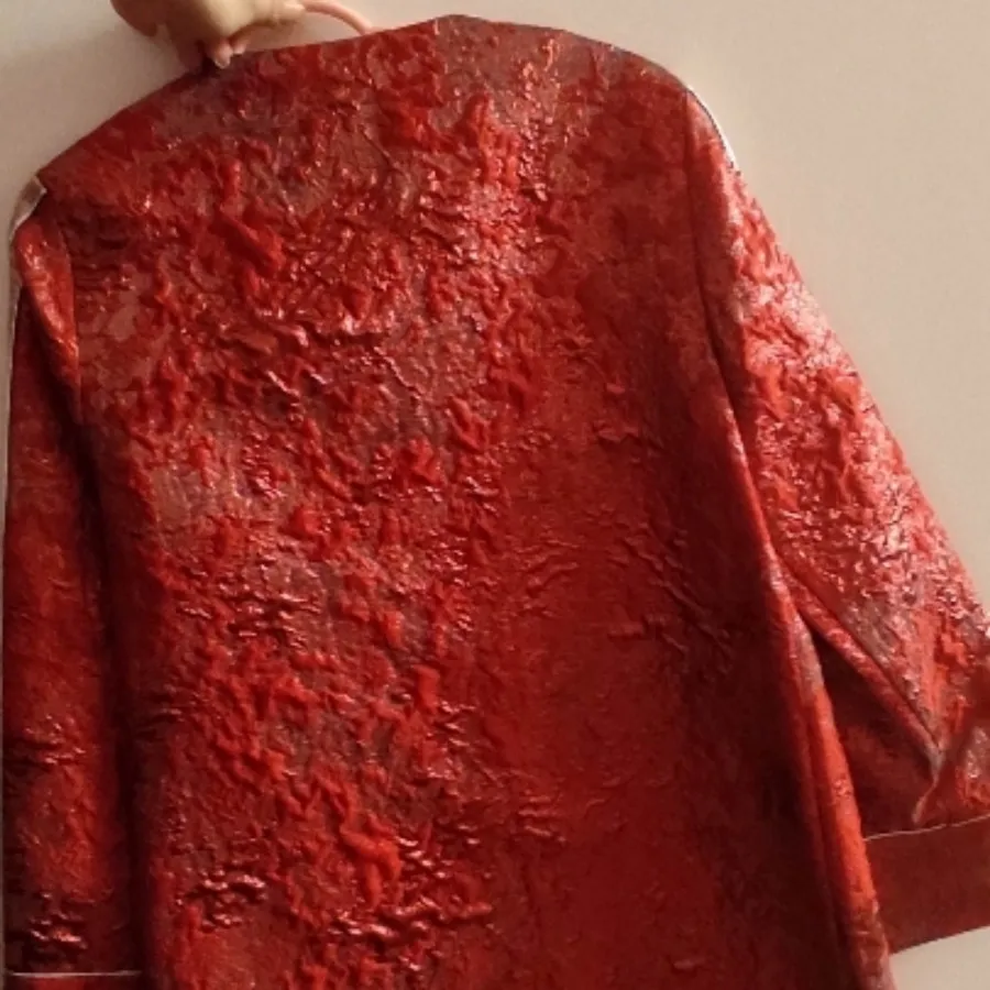 مانتو مجلسی قرمز