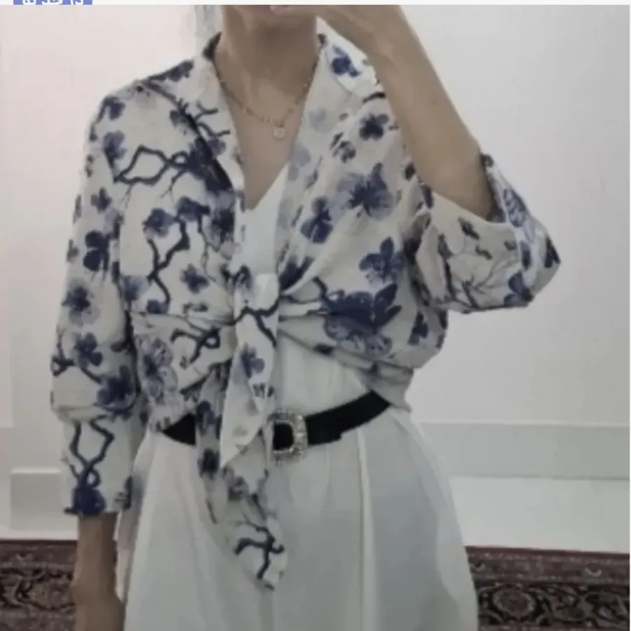 شومیز زیبای گلدار