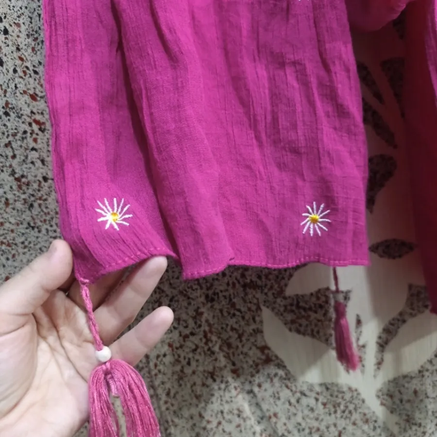 شال گلدوزی بابونه