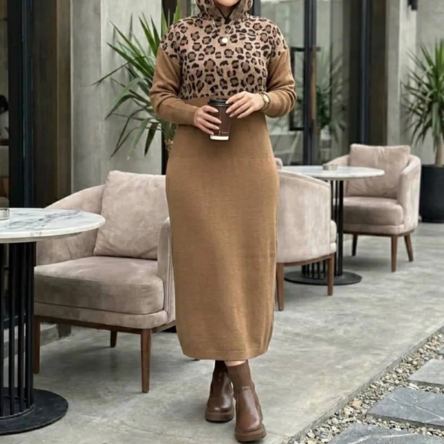 بافت پلنگی ماکسی