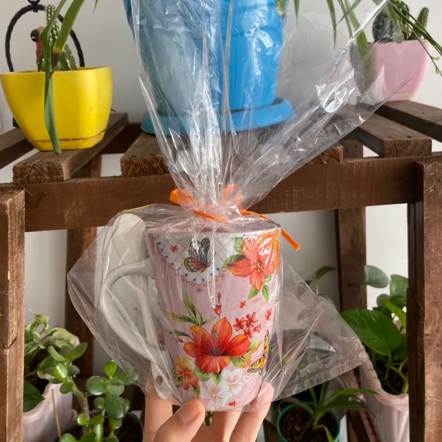 ماگ طرح دار گل گلی