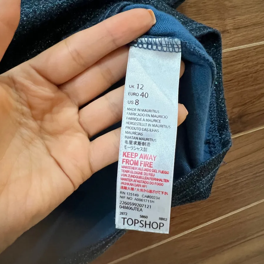 بلوز شاین برن Top shop