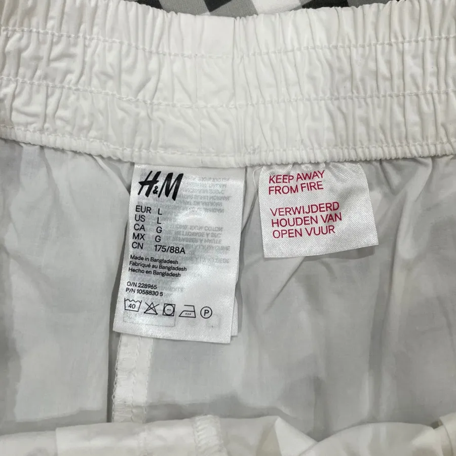 شلوارک پارچه ای h&m