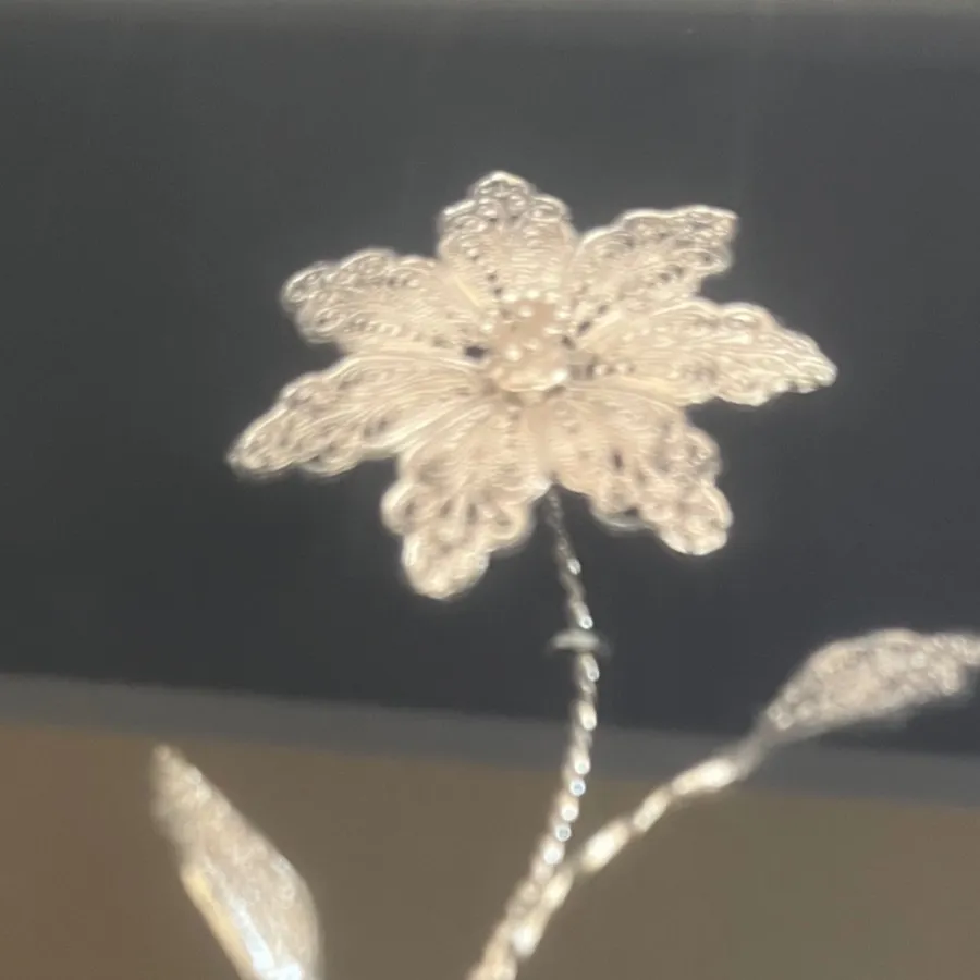 تابلو گل (نقره)زمانی