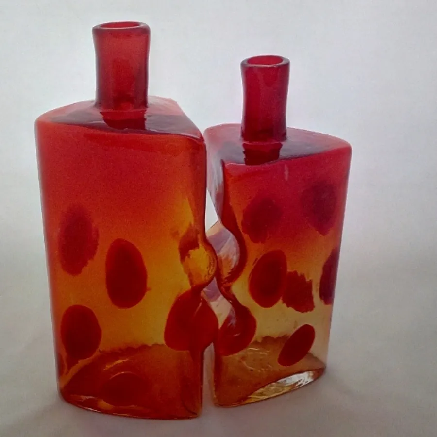 گلدان آبگینه دستساز