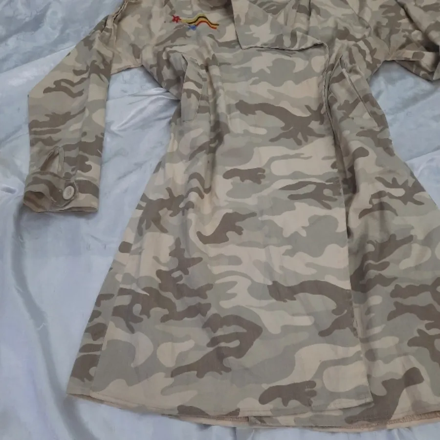 مانتو کتان چریکی