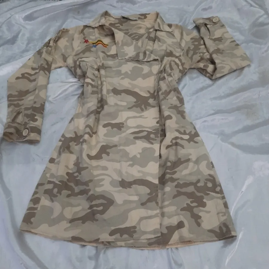 مانتو کتان چریکی