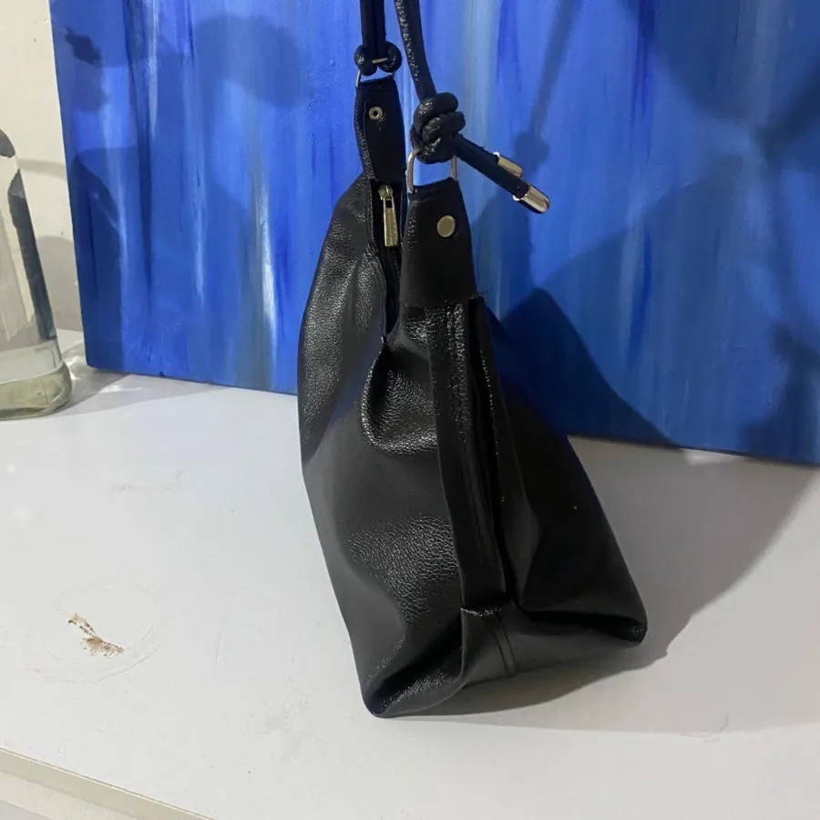 کیف چرم مشکی