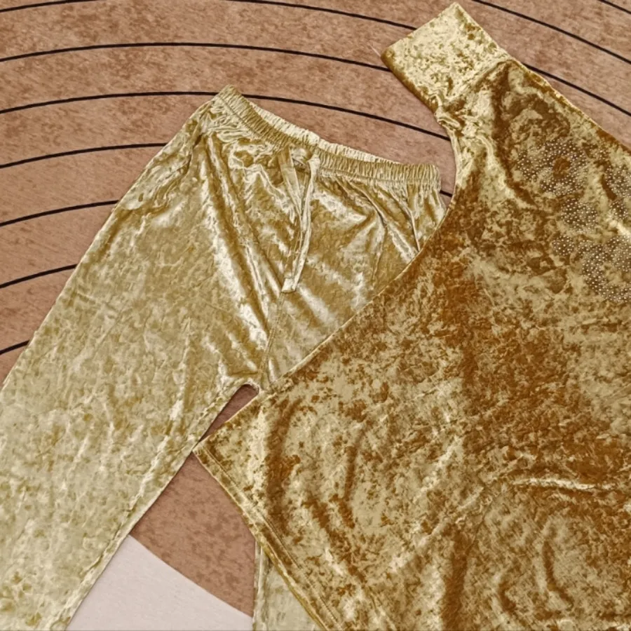ست بلوز شلوار مخمل نوی نو