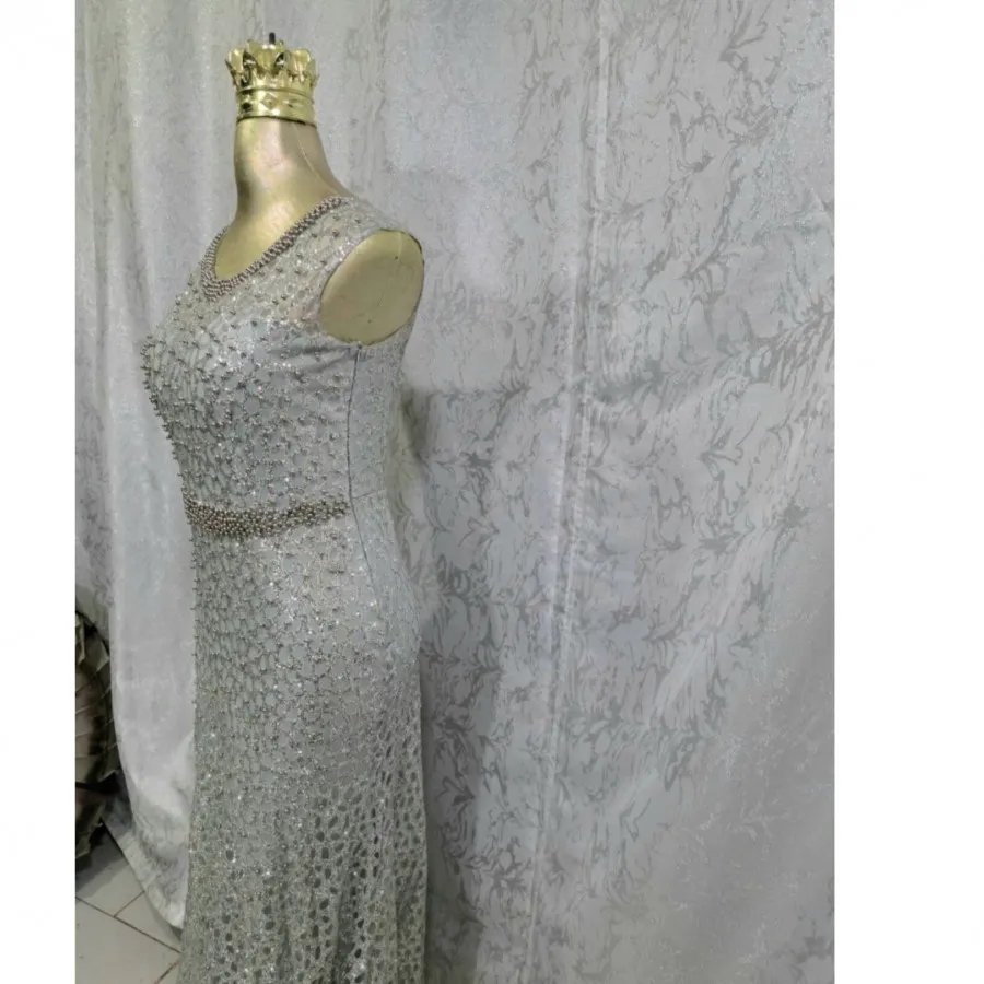 پیراهن مجلسی کار شده
